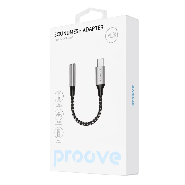 Adapter AUX Proove SoundMesh Type-C to 3.5mm - Photo 1