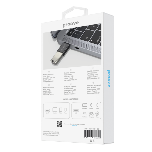 Adapter OTG Proove Extension Type-C to USB - Photo 1