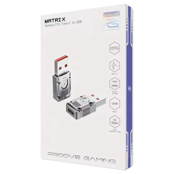 Adapter OTG Proove Gaming Matrix Type-C to USB - Photo 1