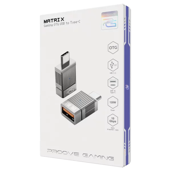 Adapter OTG Proove Gaming Matrix USB to Type-C - Photo 1