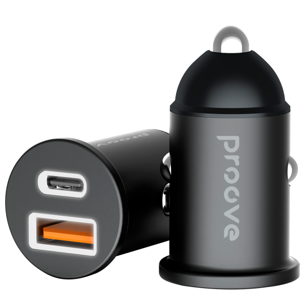Car Charger Proove Tiny Power 30W (Type-C + USB) - Photo 3