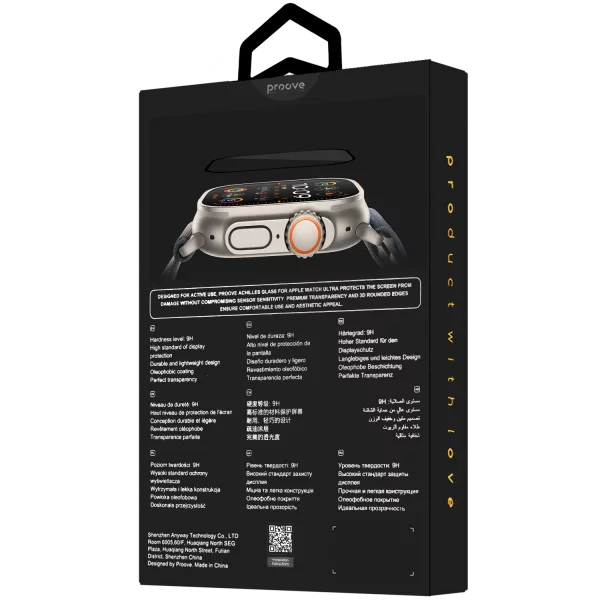 Protective glass Proove Achilles Apple Watch Ultra/ Watch Ultra 2/3 49 mm - Photo 6