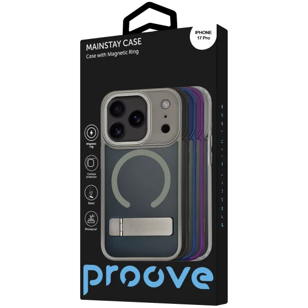 Proove Mainstay Case with Magnetic Ring iPhone 17 Pro - 照片 1