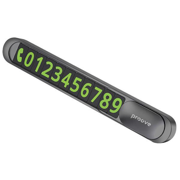 Parking Card Proove Parking Number Plate Metal Lock