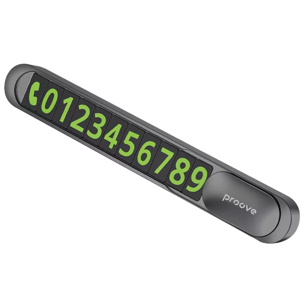 Parking Card Proove Parking Number Plate Metal Lock