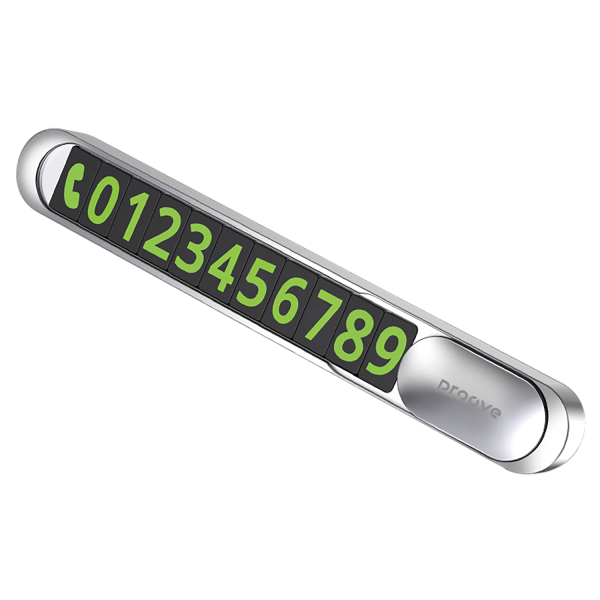 Parking Card Proove Parking Number Plate Metal Lock - Photo 2