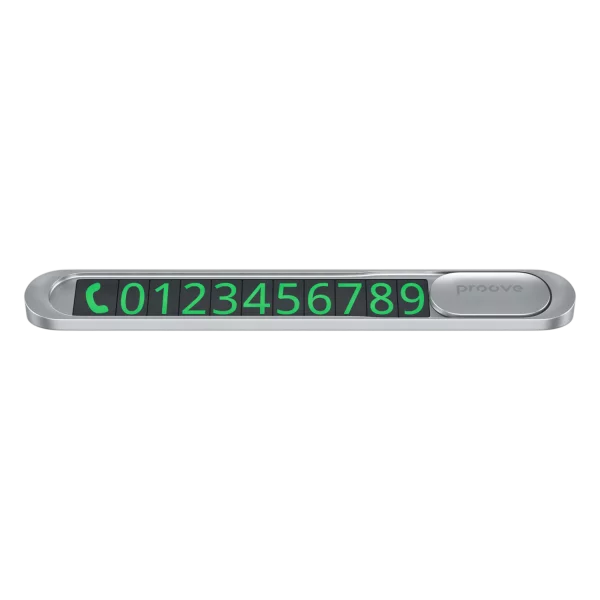 Parking Card Proove Parking Number Plate Metal Lock - Photo 1