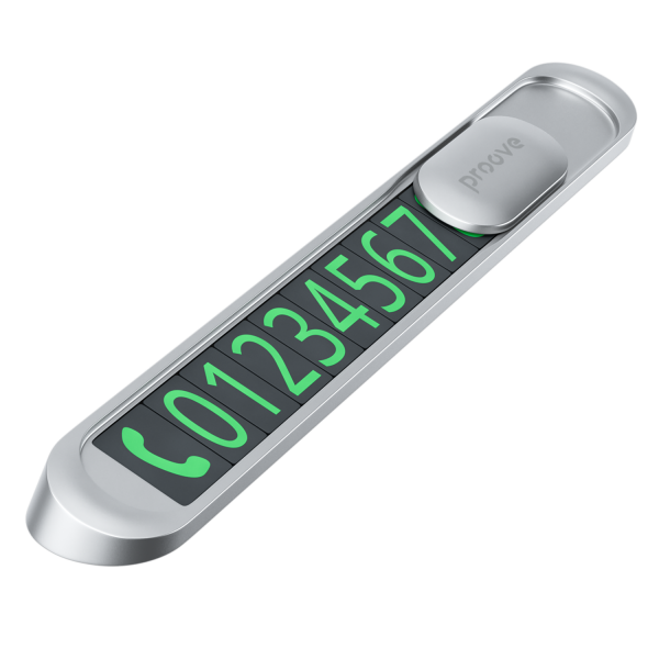 Parking Card Proove Parking Number Plate Metal Lock - Photo 6