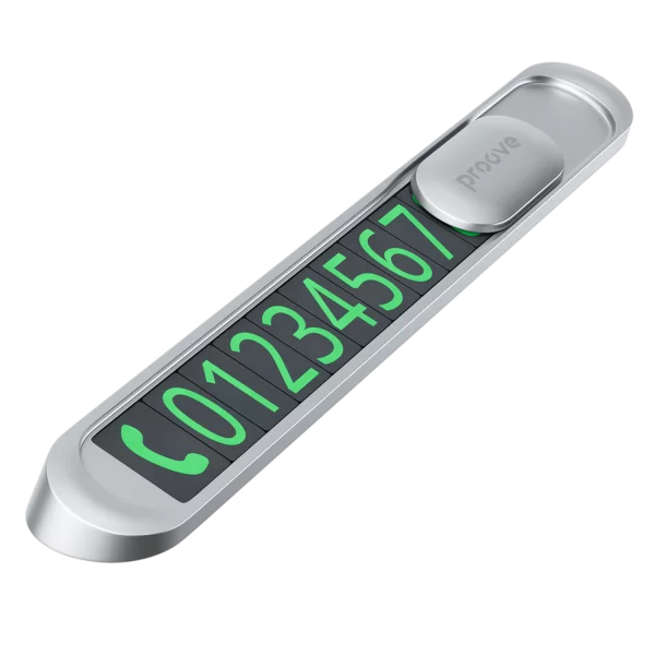 Parking Card Proove Parking Number Plate Metal Lock - Photo 4