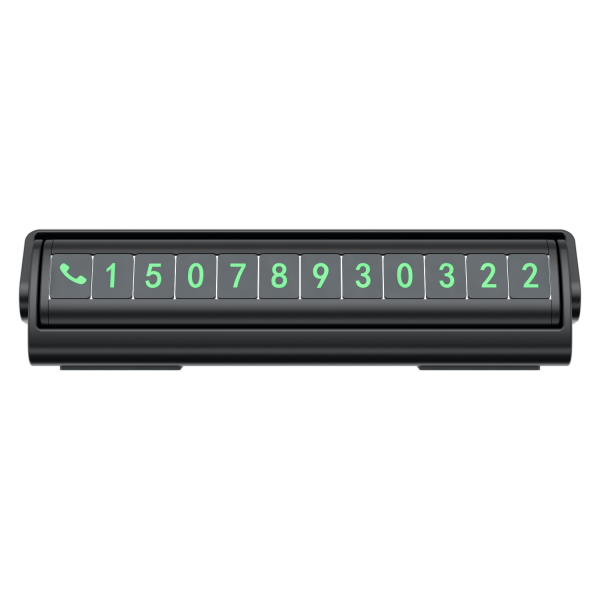 Parking Card Proove Twins Parking Number Plate