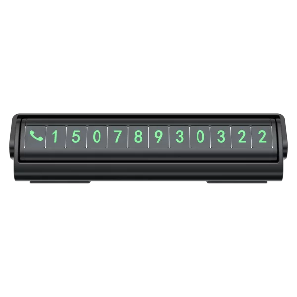 Parking Card Proove Twins Parking Number Plate
