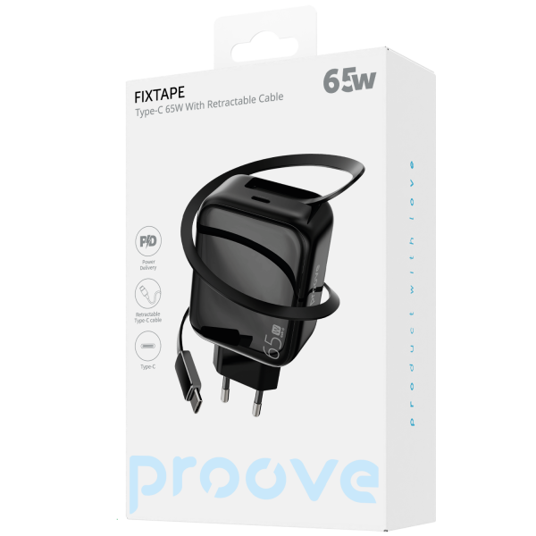 Сharger Proove Fixtape Type-C 65W With Retractable Cable