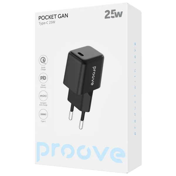 Wall Charger Proove Pocket GaN 25W (Type-C) - Photo 1