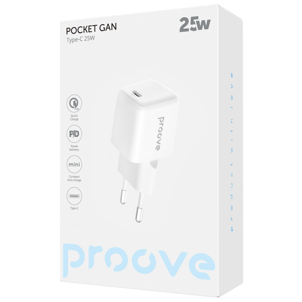 Wall Charger Proove Pocket GaN 25W (Type-C) - Photo 1