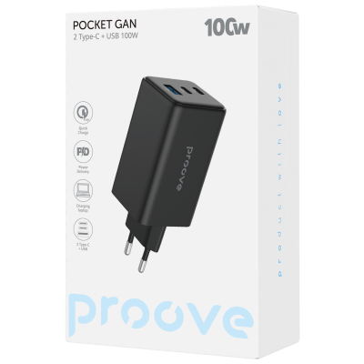 Pocket GaN Max 100W (2 Type-C + USB)