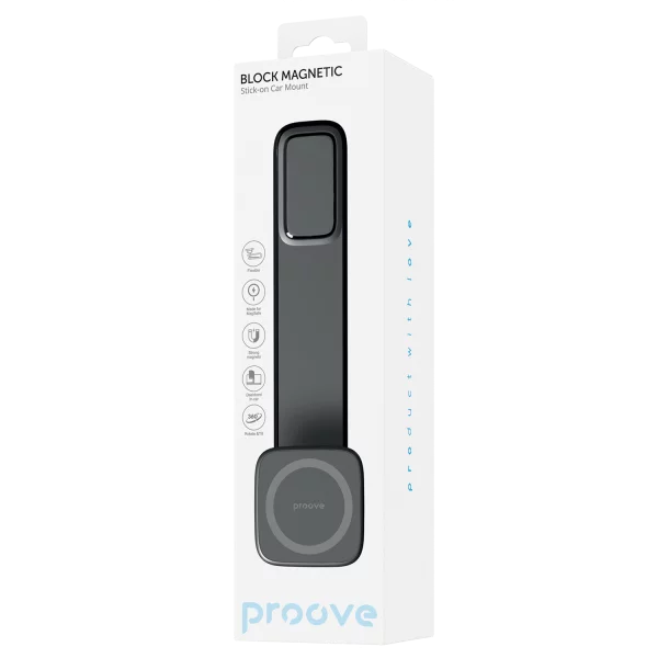 Car Holder Proove Block Magnetic Stick-on Car Mount - Photo 5