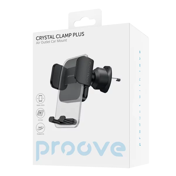 Car Holder Proove Crystal Clamp Plus Air Outlet Car Mount - Photo 1