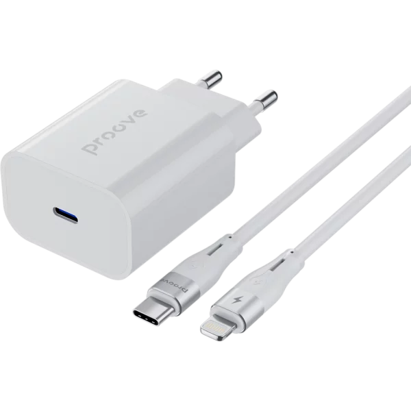Wall Charger Proove Rapid 20W (Type-C) + Cable Type-C to Lightning