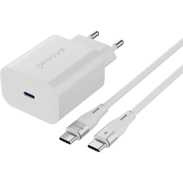 Wall Charger Proove Rapid 30W (Type-C) + Cable Type-C to Type-C