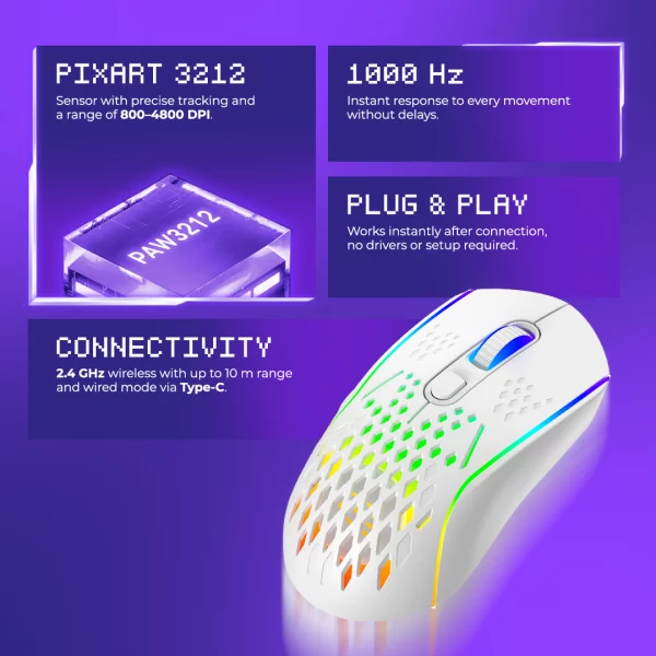 Wireless Mouse Proove Gaming Buzz - 照片 7