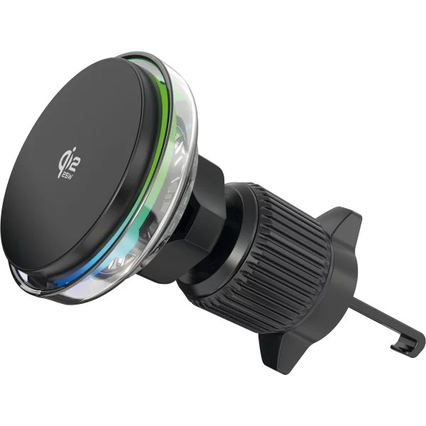 Car Mount With Wireless Charger Proove Light Crystal Qi2.2 25W - Photo 1