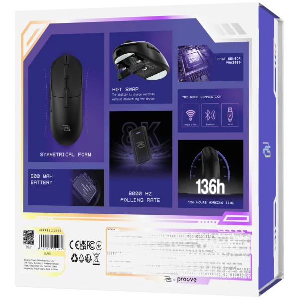 Wireless Mouse Proove Gaming RC Raider 8K - Foto 15