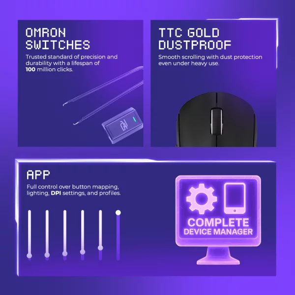 Wireless Mouse Proove Gaming RC Raider 8K - Photo 13