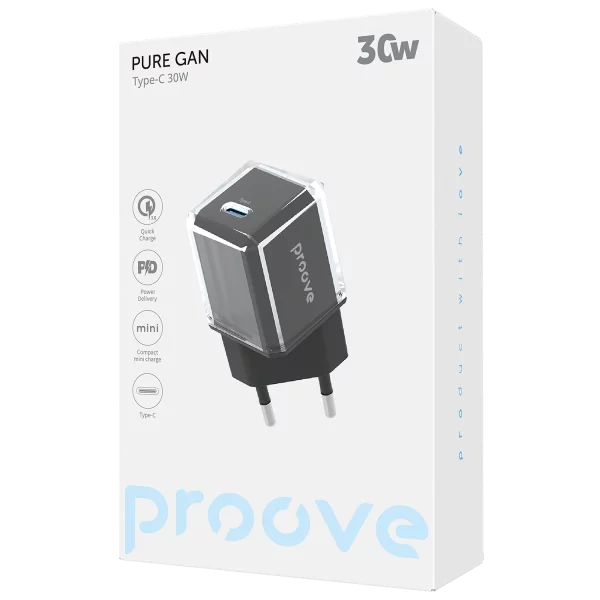 Wall Charger Proove Pure GaN 30W (Type-C) - Photo 1