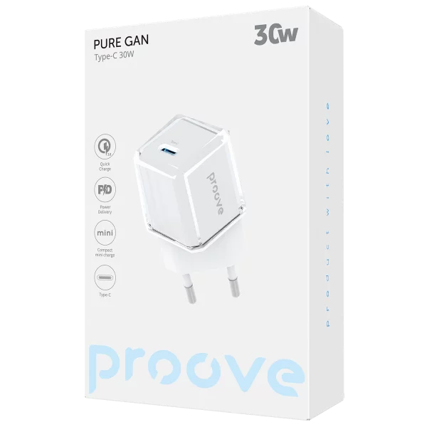 Wall Charger Proove Pure GaN 30W (Type-C) - Photo 1
