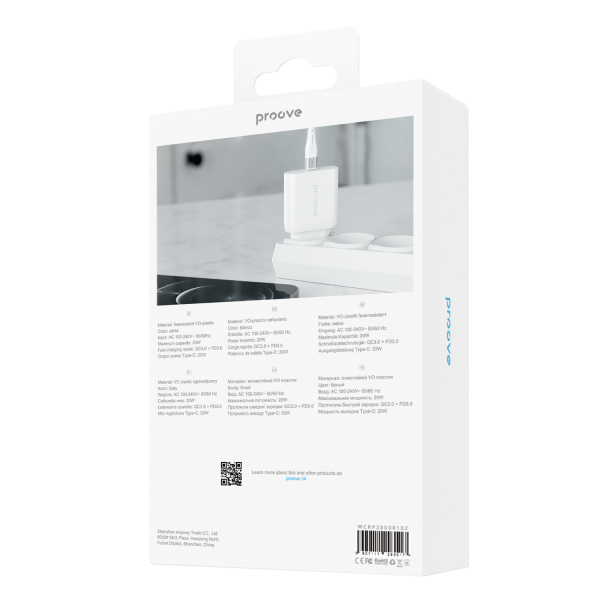 Wall Charger Proove Rapid 20W (Type-C) - Photo 1