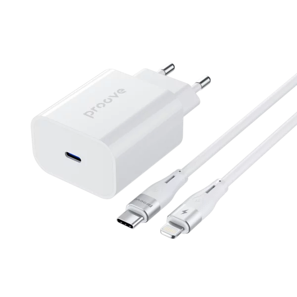 Wall Charger Proove Rapid 20W (Type-C) + Cable Type-C to Lightning