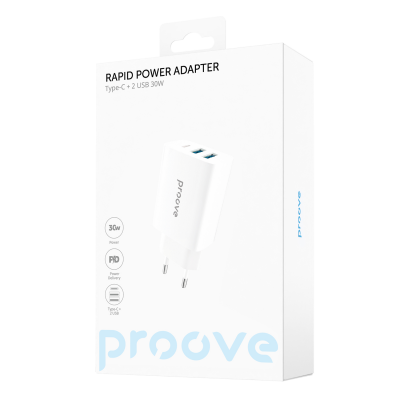 Rapid 30W (2 USB + Type-C)