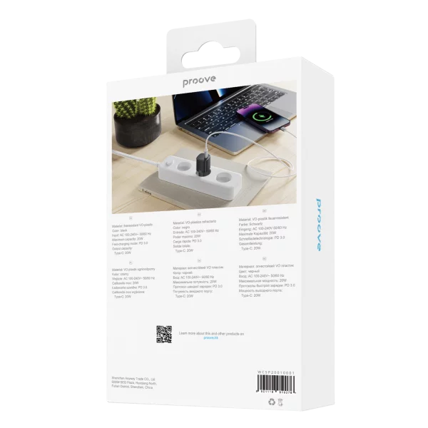 Wall Charger Proove Silicone Power 20W (Type-C) - Photo 2