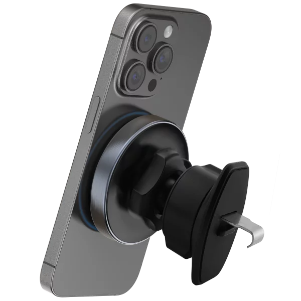 Car Mount With Wireless Charger Proove Titanium Circle Qi2 15W - photo 2