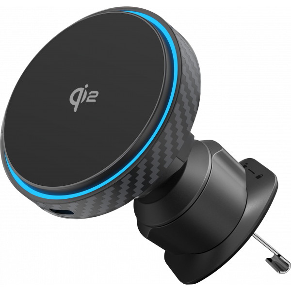 Wireless Charging Car Holder Proove Graphite Circle Qi2 15W - Photo 2