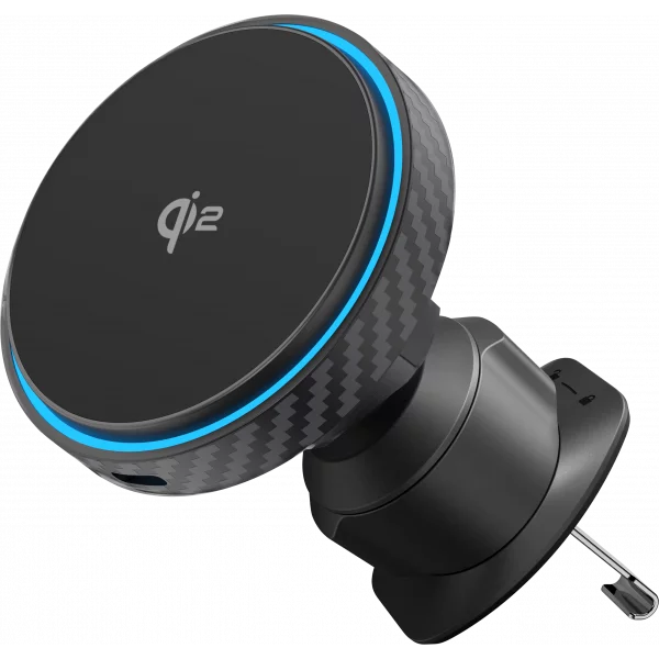 Wireless Charging Car Holder Proove Graphite Circle Qi2 15W