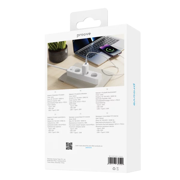 Wall Charger Proove Silicone Power Plus 30W (Type-C + USB) - Photo 5