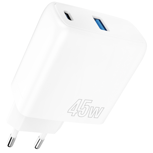 Wall Charger Proove Silicone Power 45W (Type-C + USB)