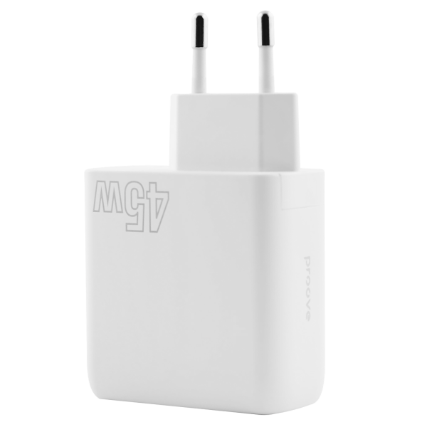 Wall Charger Proove Silicone Power 45W (Type-C + USB) - Photo 1