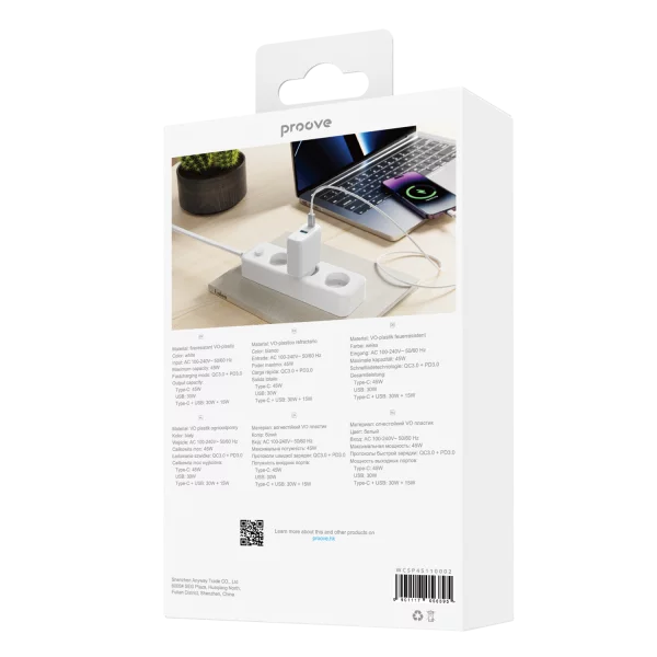Proove Silicone Power 45W (Type-C + USB) - Photo 5