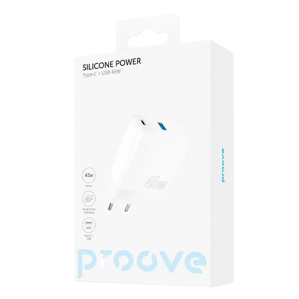 Proove Silicone Power 45W (Type-C + USB) - Photo 4