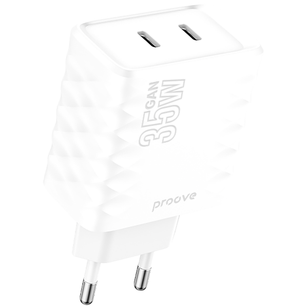 Wall Charger Proove Speed Surge Gan 35W (Type-C + Type-C)