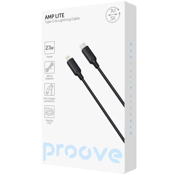 Kabel Proove AMP Lite Typ C auf Lightning 27W (1m) - Foto 2