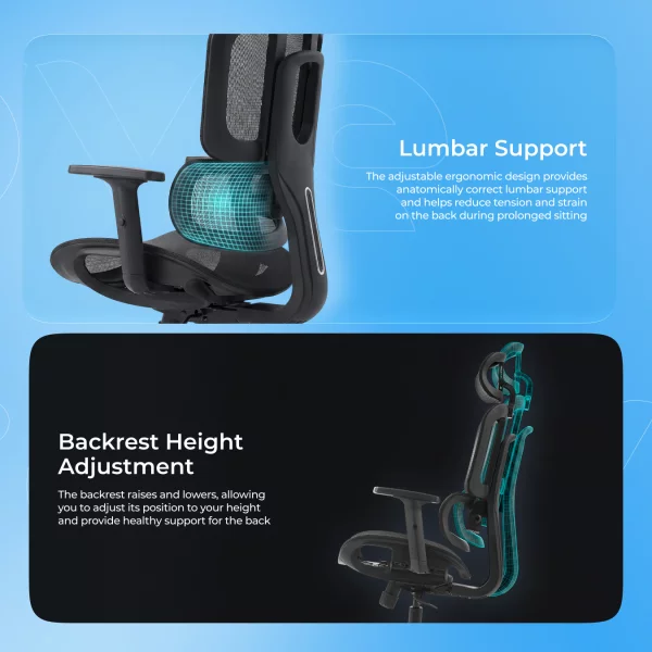 Ergonomic Chair Proove White-collar - Photo 12