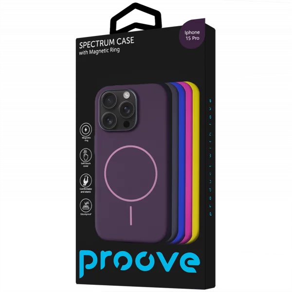 Proove Spectrum Case with Magnetic Ring iPhone 15 Pro - Foto 5