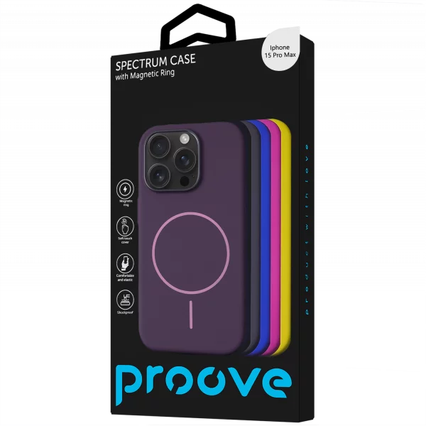 Proove Spectrum Case with Magnetic Ring iPhone 15 Pro Max - Foto 2