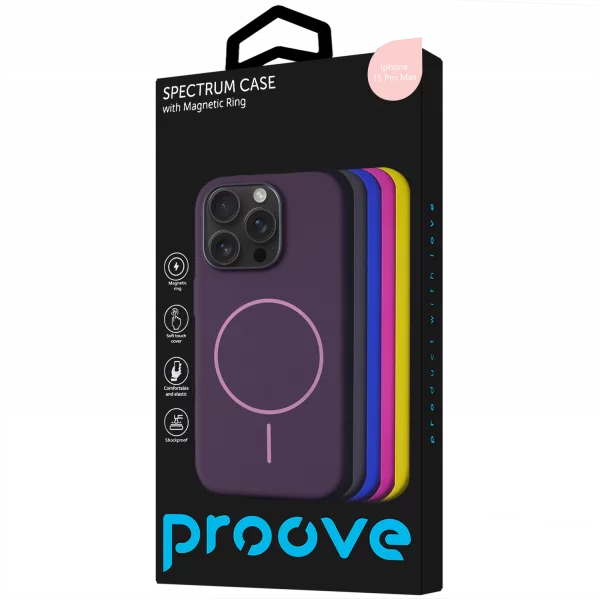 Чохол Proove Spectrum Case with Magnetic Ring iPhone 15 Pro Max - фото 2