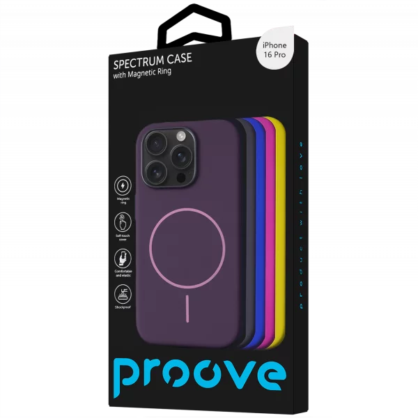 Proove Spectrum Case with Magnetic Ring iPhone 16 Pro - fotoğraf 2