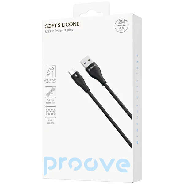 Cable Proove Soft Silicone USB to Type-C 3A (2m) - photo 4