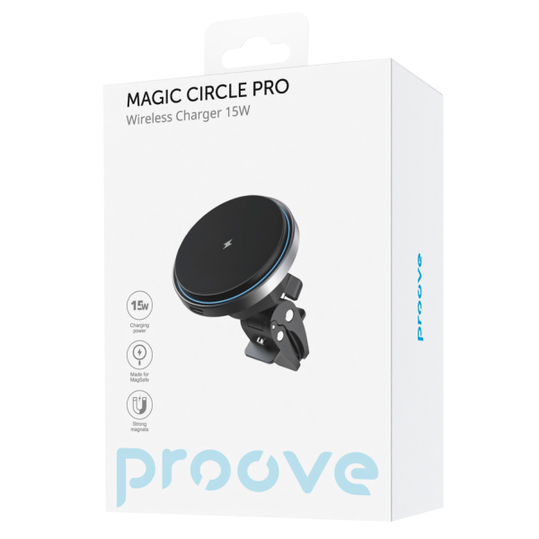 Wireless Charging Car Holder Proove Magic Circle Pro 15W